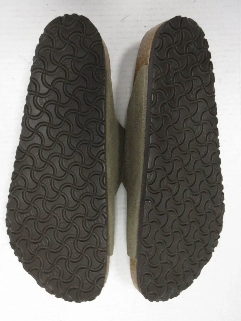 Brand New! Birkenstock Men's Two-Buckle Suede Sandals in Olive Brown Size 11